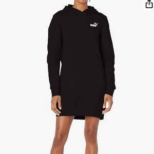 Dark Green Puma Hoodie Dress